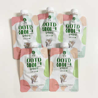 [꾸콤] 참참 OOTD쉐이크 담백한 일주일세트 50g x 5 — 5점을 준 리뷰어가 2020년 11월 올린 사용 사진
