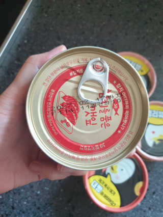동원참치 펭수참치 — 5점을 준 리뷰어가 2020년 7월 올린 사용 사진