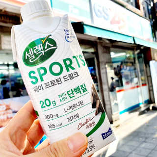 셀렉스스포츠 셀렉스 스포츠 드링크 초콜릿 _ 330ml x 12팩 — 5점을 준 리뷰어가 2020년 11월 올린 사용 사진
