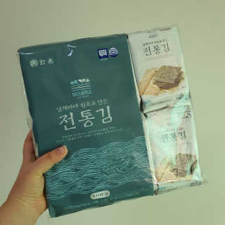 한촌몰 바다공작소 전통김_명품돌김세트 — 4점을 준 리뷰어가 2020년 11월 올린 사용 사진