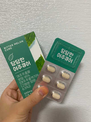조은약초 국산 당당한 여주큐어 550mg x 30정 x 1박스 — 5점을 준 리뷰어가 2020년 8월 올린 사용 사진