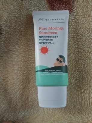 fermierpapa 모 링가 무기질 차 에센스 자외선 차단제 SPF50 + PA +++ 50g — 5점을 준 리뷰어가 2020년 12월 올린 사용 사진