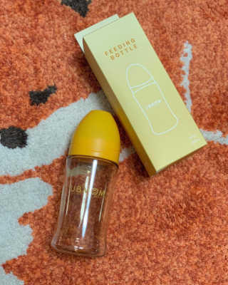 유비맘 PPSU 젖병 노꼭지_260ml_컬러 랜덤 발송 — 5점을 준 리뷰어가 2020년 9월 올린 사용 사진