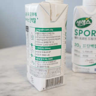 셀렉스스포츠 셀렉스 스포츠 드링크 초콜릿 _ 330ml x 12팩 — 5점을 준 리뷰어가 2020년 10월 올린 사용 사진