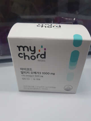 JW중외제약 마이코드 알티지 오메가3 1000 mg — 5점을 준 리뷰어가 2020년 8월 올린 사용 사진
