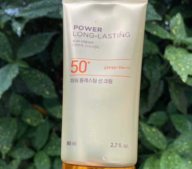 더페이스샵 파워 롱래스팅 선 크림 리뷰 사진