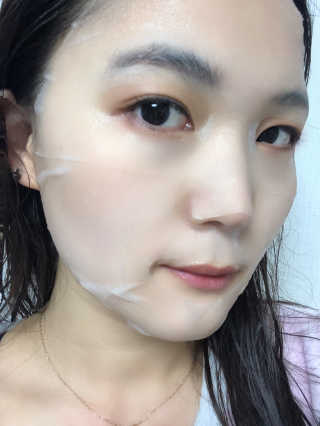 [마더메이드] 브라이트닝 퓨어 진주 마스크 10매입_K — 5점을 준 리뷰어가 2020년 12월 올린 사용 사진