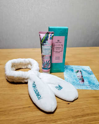 포레스트힐 SS 그린 밸런스 클렌져 100ml + 헤어밴드 — 5점을 준 리뷰어가 2020년 5월 올린 사용 사진