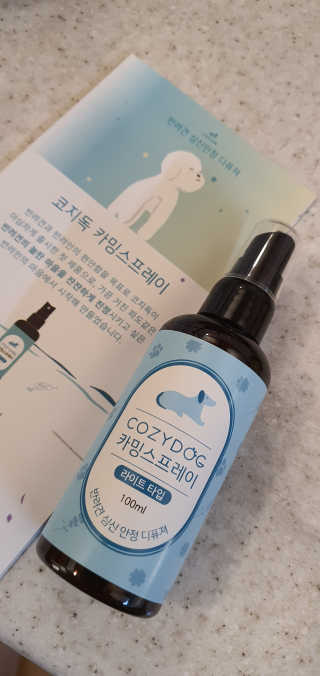 코지독 카밍스프레이 100ml — 5점을 준 리뷰어가 2020년 4월 올린 사용 사진