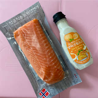 동원산업 항공직송 동원생연어_400g — 5점을 준 리뷰어가 2020년 5월 올린 사용 사진