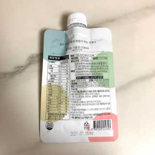 [꾸콤] 참참 OOTD쉐이크 고단백 일주일세트 50g x 5 — 5점을 준 리뷰어가 2020년 10월 올린 사용 사진