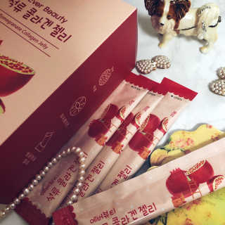 365더건강 에버뷰티 석류콜라겐 젤리 — 5점을 준 리뷰어가 2020년 8월 올린 사용 사진