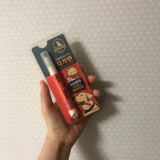 더펫원츠 [5초양치] 멍.치카펜 or 냥.치카펜 or 치카오일펜 — 3.5점을 준 리뷰어가 2020년 5월 올린 사용 사진