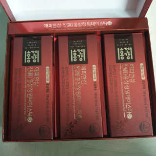 홍건강 해피한삼 진 홍삼정 원데이스틱 10g x 30포 — 5점을 준 리뷰어가 2020년 5월 올린 사용 사진
