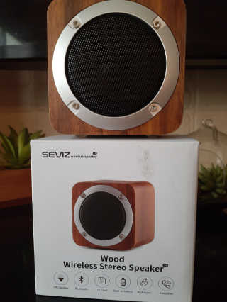 SEVIZ MINI10W 레트로 블루투스 스피커 — 5점을 준 리뷰어가 2020년 8월 올린 사용 사진
