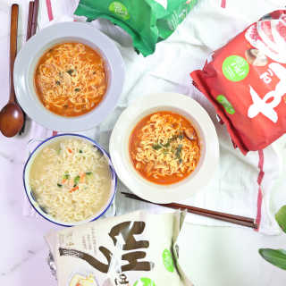 [풀무원] 자연은맛있다 정면, 백면, 홍면  세트 — 3점을 준 리뷰어가 2020년 9월 올린 사용 사진