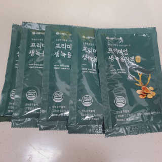 서울약사신협 약사신협_생녹용 진액_70ml x 30포 — 5점을 준 리뷰어가 2020년 10월 올린 사용 사진