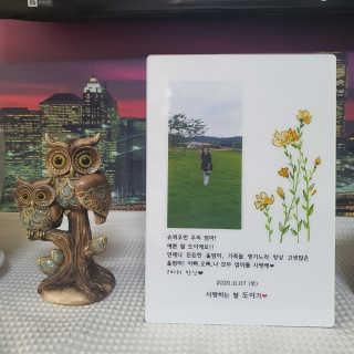 100가지 기념액자 — 5점을 준 리뷰어가 2020년 11월 올린 사용 사진