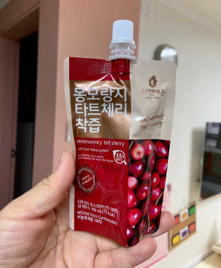 자연에온 몽모랑시 타트체리 착즙 100mL 10개입 2BOX — 5점을 준 리뷰어가 2020년 12월 올린 사용 사진