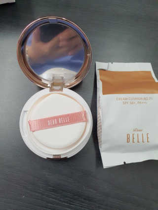 디어벨르 크림쿠션 DEAR BELLE CREAM COUSION — 5점을 준 리뷰어가 2020년 7월 올린 사용 사진