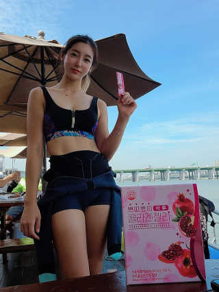 헬스업_쁘띠쁘띠석류콜라겐젤리_20g x 14포 — 5점을 준 리뷰어가 2020년 9월 올린 사용 사진
