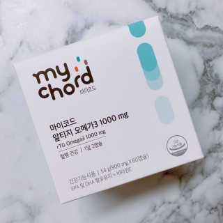 JW중외제약 마이코드 알티지 오메가3 1000 mg — 5점을 준 리뷰어가 2020년 7월 올린 사용 사진