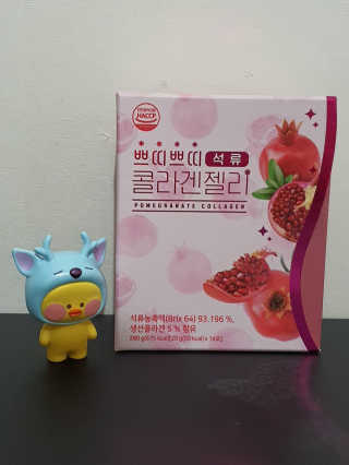 헬스업_쁘띠쁘띠석류콜라겐젤리_20g x 14포 — 5점을 준 리뷰어가 2020년 8월 올린 사용 사진