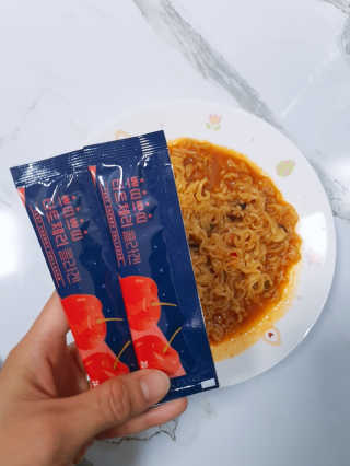 서울약사신협_쁘띠쁘띠타트체리콜라겐_20g x 14포 — 5점을 준 리뷰어가 2020년 12월 올린 사용 사진