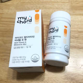 JW중외제약 마이코드 멀티비타민미네랄 포 맨 — 5점을 준 리뷰어가 2020년 9월 올린 사용 사진
