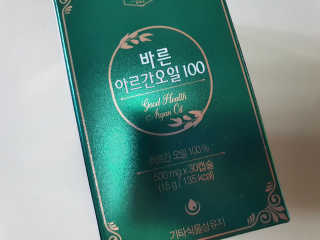 건강한약속 바른 바른 아르간오일100 — 4점을 준 리뷰어가 2020년 10월 올린 사용 사진