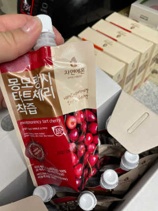 자연에온 몽모랑시 타트체리 착즙 100mL 10개입 2BOX — 4.5점을 준 리뷰어가 2020년 11월 올린 사용 사진