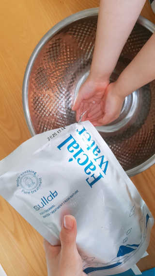 [설랩] 클렌징워터 세안수 500ml x 6팩 — 3점을 준 리뷰어가 2020년 9월 올린 사용 사진