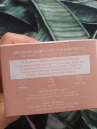 세렌디뷰티 레드 프로폴리스 하이 커버링 트리플 쿠션 — 5점을 준 리뷰어가 2020년 6월 올린 사용 사진