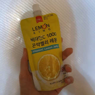 푸드마스터그룹 레몬킹 비타민C1000 곤약젤리 2종 — 5점을 준 리뷰어가 2020년 4월 올린 사용 사진