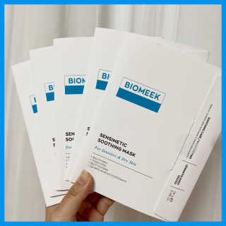 바이오믹 BIOMEEK SENSIMETIC SOOTHING MASK.S — 5점을 준 리뷰어가 2020년 6월 올린 사용 사진