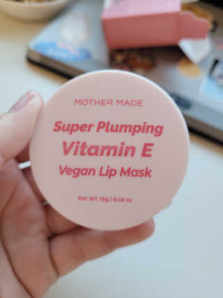 마더메이드 [어머니 만든] 슈퍼 플럼 핑 Vit E 비건 립 마스크 _E — 5점을 준 리뷰어가 2020년 12월 올린 사용 사진