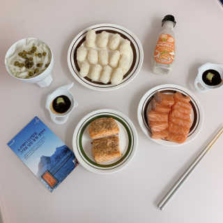 동원산업 항공직송 동원생연어_400g — 5점을 준 리뷰어가 2020년 4월 올린 사용 사진