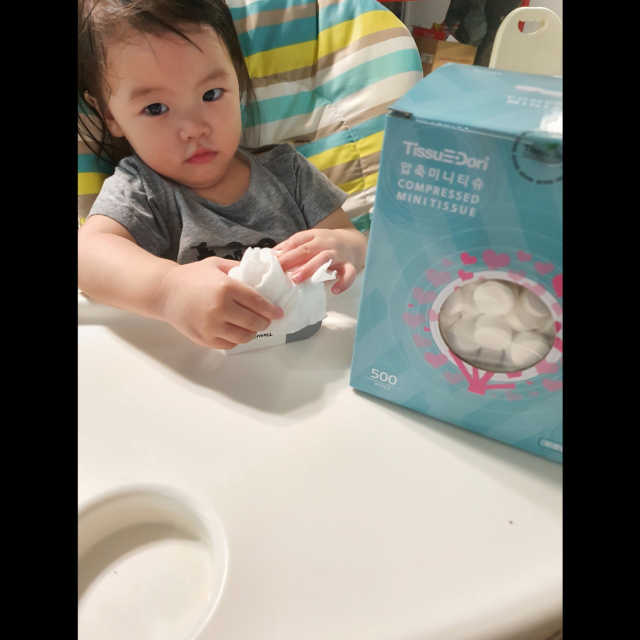 압축 와이프 또는 세척 가능한 와이프 + 케이스 랜덤 리뷰 사진