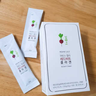 유유네이처 머빈스 젤리 레드비트 콜라겐 — 5점을 준 리뷰어가 2020년 6월 올린 사용 사진