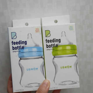 유비맘 신생아젖병 120ml 트리플팩_ 젖꼭지 포함 — 5점을 준 리뷰어가 2020년 6월 올린 사용 사진