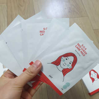자이엘 S.O.S 레드 칙 케어팩 2 Box — 5점을 준 리뷰어가 2020년 4월 올린 사용 사진