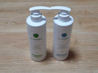 일리세이 허니 샴푸 500ml + 허니 바디워시 500ml 세트 — 5점을 준 리뷰어가 2020년 4월 올린 사용 사진