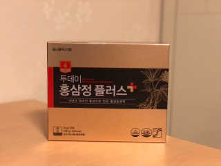 서울약사신협_투데이홍삼정플러스스틱_10g x 30포 — 5점을 준 리뷰어가 2020년 11월 올린 사용 사진