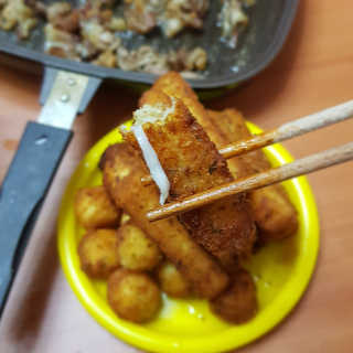 가치식탁 리얼치즈스틱, 리얼크림치즈볼 — 5점을 준 리뷰어가 2020년 6월 올린 사용 사진