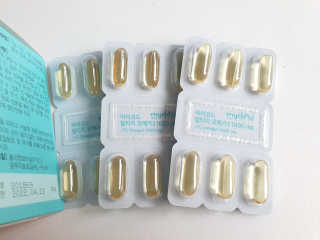 JW중외제약 마이코드 알티지 오메가3 1000 mg — 5점을 준 리뷰어가 2020년 6월 올린 사용 사진