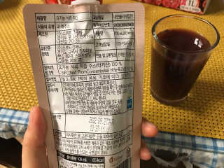 자연에온 유기농 석류 착즙 100mL 10개입 2BOX — 5점을 준 리뷰어가 2020년 11월 올린 사용 사진