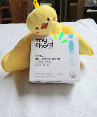 JW중외제약 마이코드 알티지 오메가3 1000 mg — 5점을 준 리뷰어가 2020년 7월 올린 사용 사진