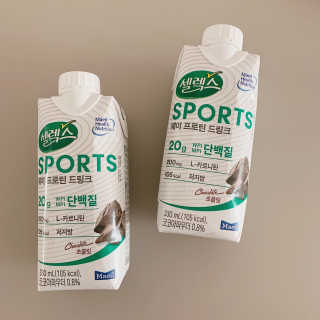 셀렉스스포츠 셀렉스 스포츠 드링크 초콜릿 _ 330ml x 12팩 — 5점을 준 리뷰어가 2020년 10월 올린 사용 사진