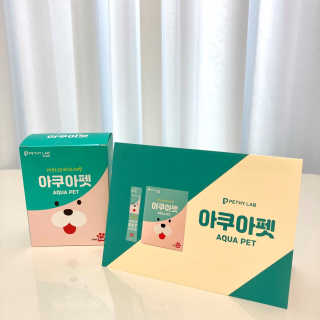 펫시랩 반려견용 액상 프리바이오틱스 아쿠아펫 — 5점을 준 리뷰어가 2020년 12월 올린 사용 사진