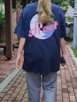 제로스트릿 ZERO STREET - BACK DONUT T-SHIRT 7 COLOR — 4점을 준 리뷰어가 2020년 7월 올린 사용 사진